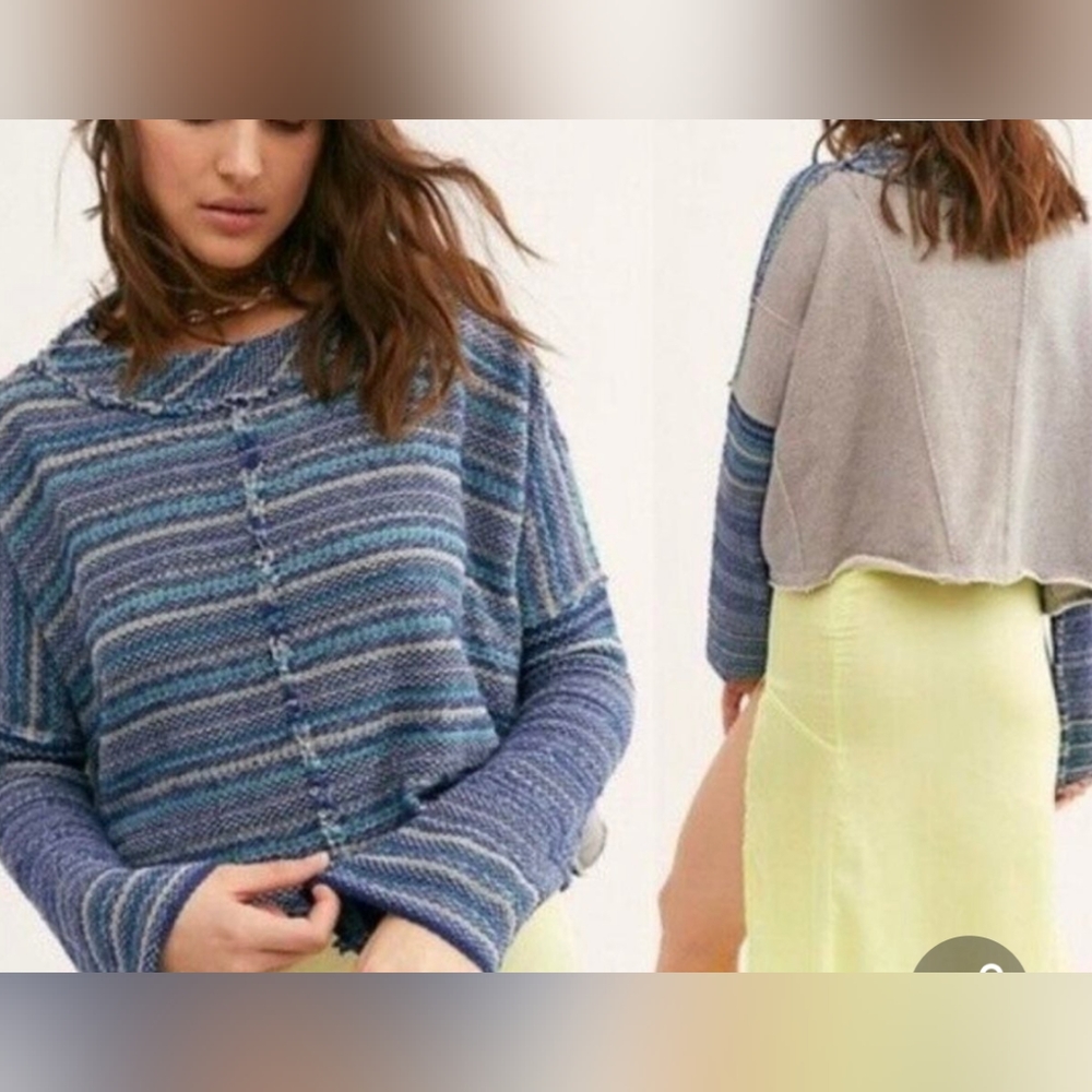 Free People cropped sweatshirt